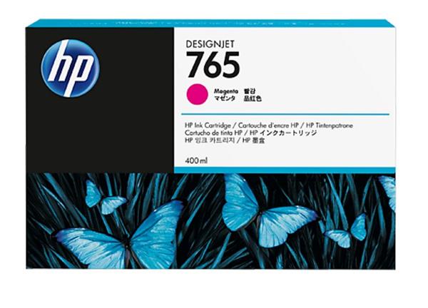HP originál ink F9J51A, No.765, magenta, 400ml, HP DesignJet T7200 Production Printer