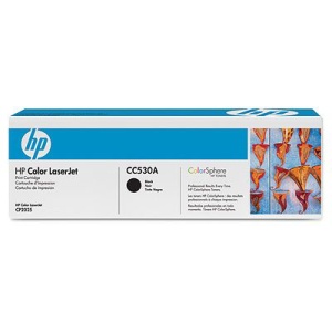 HP originál toner CC530A, black, 3500str., HP 304A, HP Color LaserJet CP2025, CM2320