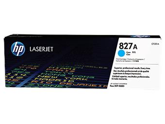 HP originál toner CF301A, cyan, 32000str., HP 827A, HP Color LaserJet MFP M880z, 850g