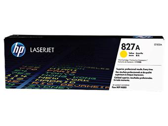 HP originál toner CF302A, yellow, 32000str., HP 827A, HP Color LaserJet MFP M880z, 850g