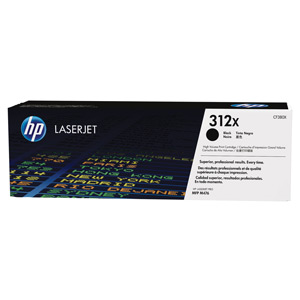 HP originál toner CF380X, black, 4400str., HP 312X, HP Color LaserJet Pro MFP M476dn, MFP M476dw, M