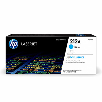 HP originál toner W2121A, cyan, 4500str., HP 212A, HP Color LaserJet Enterprise M554dn, M555dn, M55