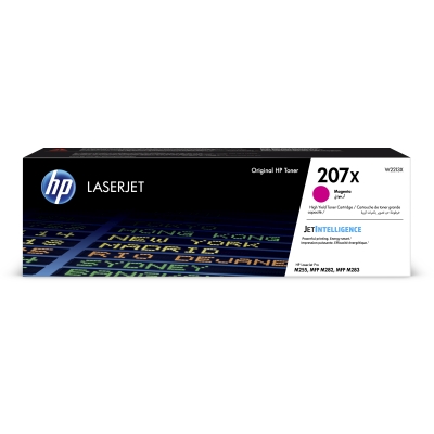 HP originál toner W2213X, magenta, 2450str., HP 207X, HP Color LaserJet Pro M255, MFP M282, M283