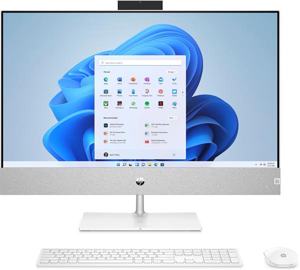 HP Pavilion/27-ca0000nc/27"/FHD/R5-5500U/16GB/512GB SSD/AMD int/W11H/White/2R 60J08EA#BCM