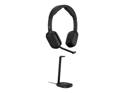 HP Poly Focus 620 Headset + Wireless Charge Stand WW D2TP6AA#AC3