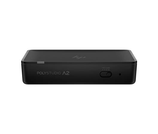 HP Poly Studio A2 Audio Bridge w/ CAT6A and Mic Extension Cable and Mounting Plate B22X2AA#AC3