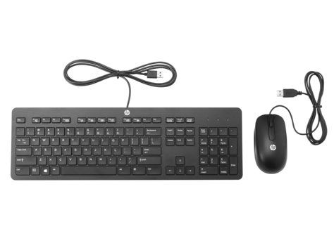 HP Slim USB Keyboard and Mouse - SK T6T83AA#AKR