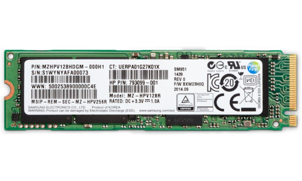 HP Z Turbo Drive 512GB TLC Z2 G4 SSD 6EU83AA