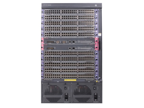 HPE 7510 Switch with 2x2.4Tbps Fabric and Main Processing Unit - Přepínač - řízený - 16 x 1 Gigabit JH333A