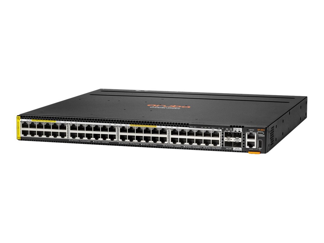 HPE ANW 6300M 48SR10 CL8 PoE 4p100G Sw S0E91A