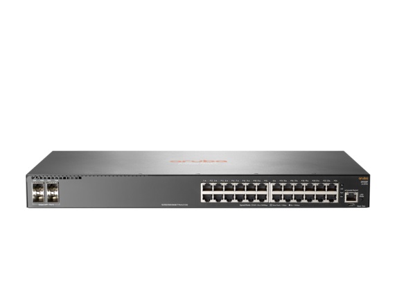 HPE Aruba 2930F 24G 4SFP - Přepínač - L3 - řízený - 24 x 10/100/1000 + 4 x Gigabit SFP (uplink) - L JL259A