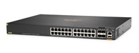 HPE Aruba Networking CX 6300F 24-port 1GbE Class 4 PoE and 4-port SFP56 Switch JL666AR RENEW