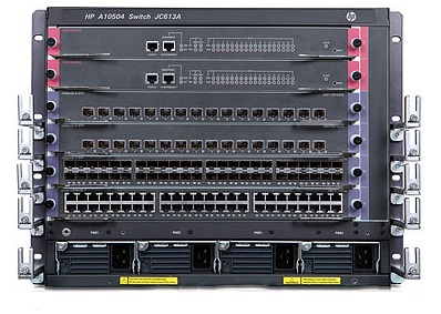 HPE FlexNetwork 10504 Switch Chassis - Přepínač - Lze montovat do rozvaděče JC613A