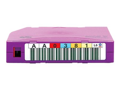 HPE LTO-6 MP RW Cust Label No Case 20 Pk C7976AC