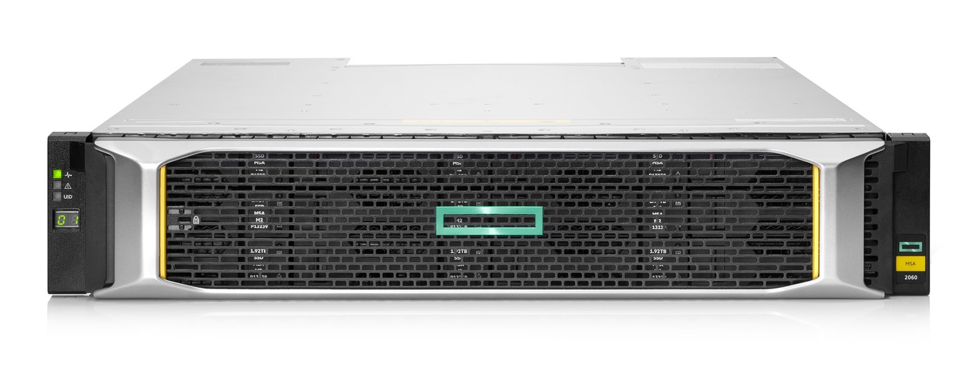 HPE MSA 2060 LFF 2x16Gb FC 4-port Controller 12x20TB HDD 4x16Gb SFP FC XCVR 240TB Storage Array P79252-B25