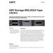 HPE Storage MSL2024 Tape Library 1x MSL LTO-9 SAS Drive 15x LTO-9 45TB Data Cartridges P84149-B25