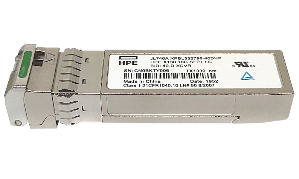 HPE X130 10G SFP+ LC BiDi 40km-Downlink Transceiver JL740A