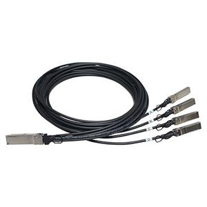 HPE X240 Direct Attach Copper Splitter Cable - Síťový kabel - SFP+ do QSFP+ - 3 m - pro HPE 5900AF- JG330A