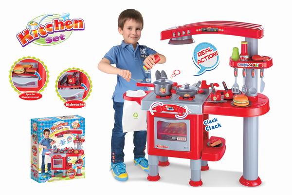 Hrací set Dětská kuchyňka velká s příslušenstvím 008-83