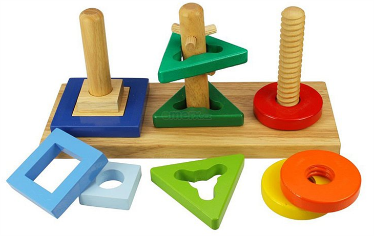 Hračka Bigjigs Toys Nasaď a otoč BJ376