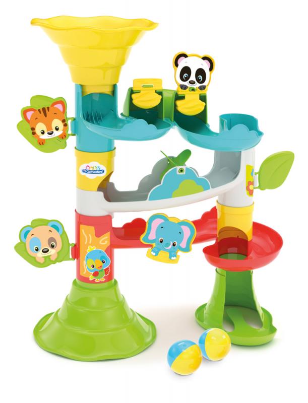 Hračka Clementoni Baby veľká guľôčková dráha so zvieratkami 104917376