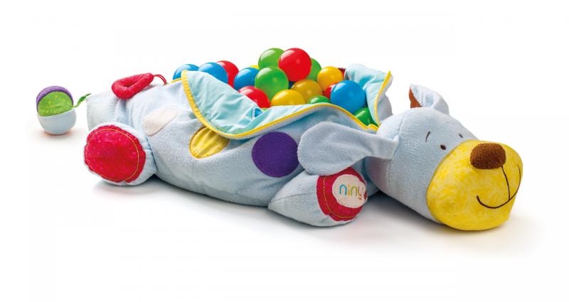 Hračka Niny Pejsek "IPO" s 60ti míčky 1068700008