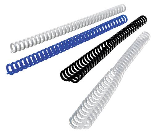 Hřbety pro vazbu ClickBind GBC A4 34R 8 mm, černé (50) 388019E