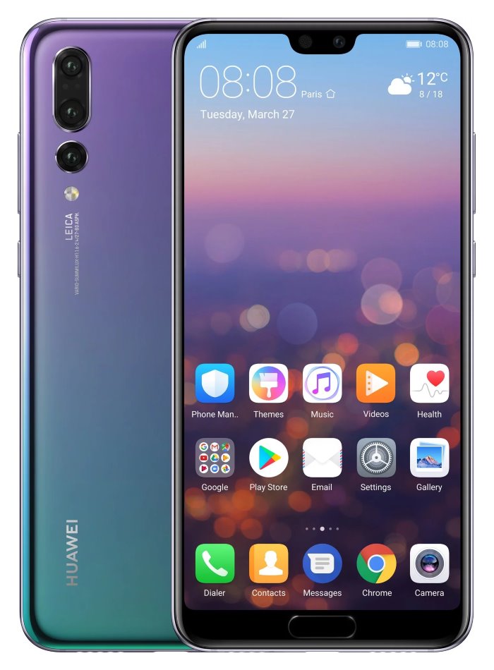 HUAWEI P20 Pro - Twilight 6,1" FHD+/ 128GB/ 6GB RAM/ foto zadní 40 + 20 + 8Mpx, přední 24Mpx/ LTE/ Androi SP-P20PDSFOM
