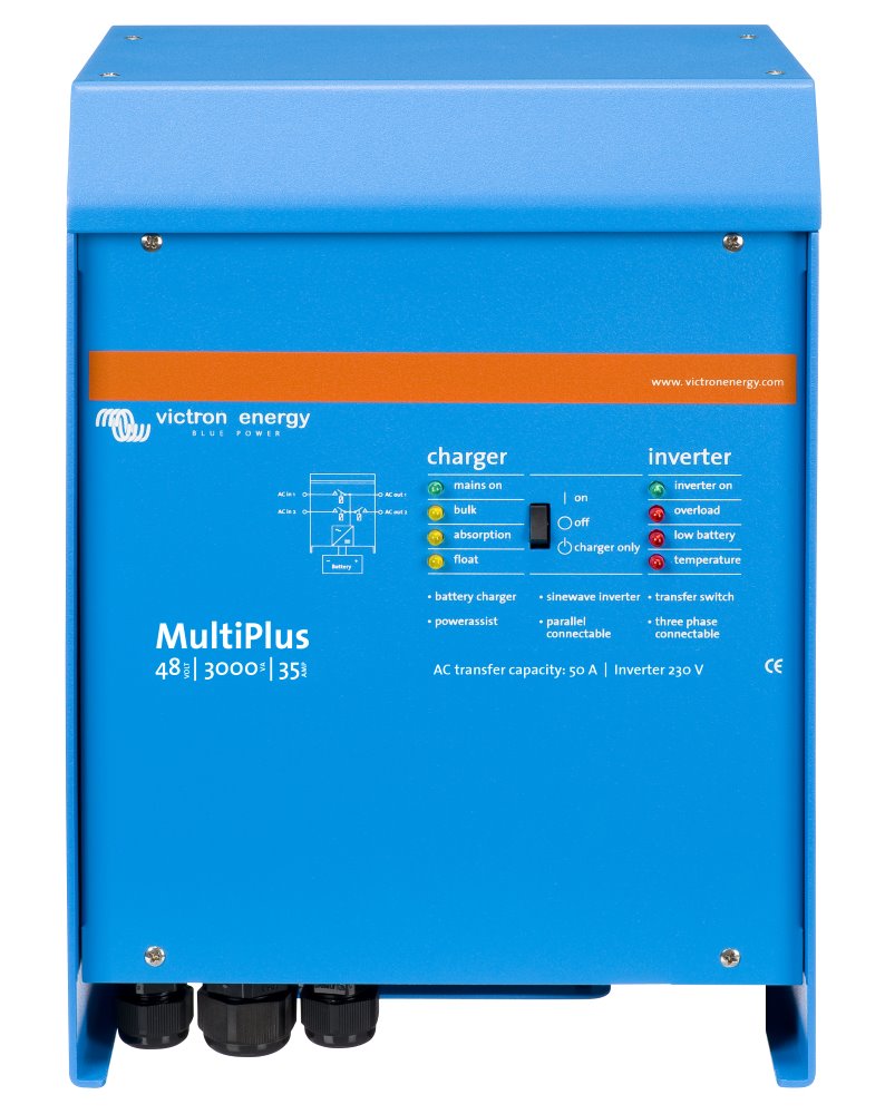 Hybridní měnič Victron MultiPlus 48V/3000VA/35A-50A VE-MULTI-48/3k