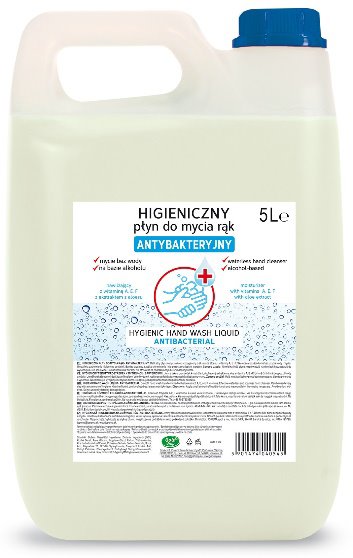 Hygienický roztok na ruky s antibakteriálnou prísadou 5l balenie LYN/12031