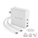 Hyper HyperJuice 140W PD 3.1 USB-C Charger With Adapters - White HY-HJG140WW