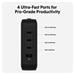 Hyper HyperJuice 145W USB-C GaN Charger With 4 Ports - Black HJ1001BKWWGL