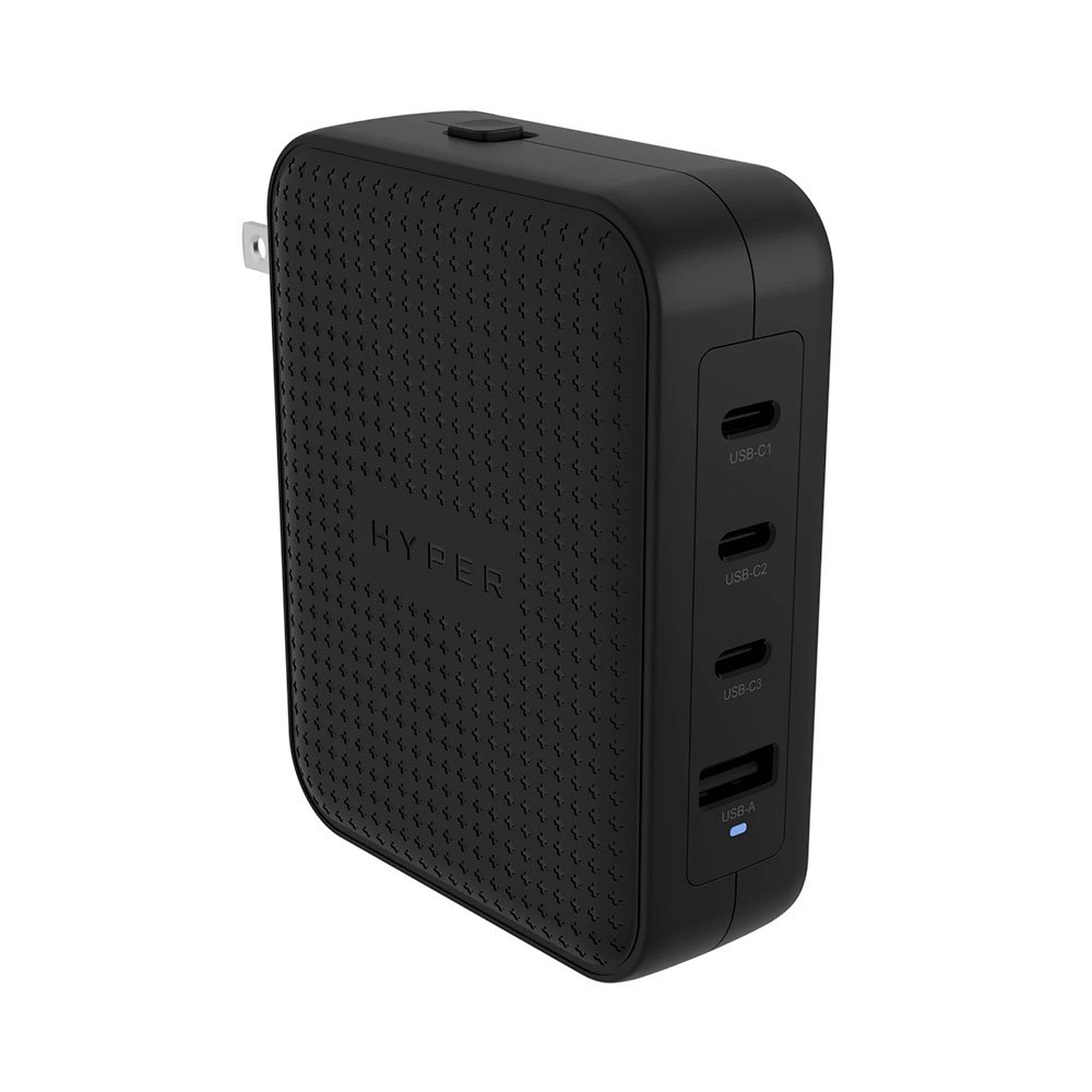 Hyper HyperJuice 145W USB-C GaN Charger With 4 Ports - Black HJ1001BKWWGL