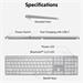 Hyper klávesnica HyperSpace Bluetooth Wireless Keyboard EN - Space Gray HS2310UK