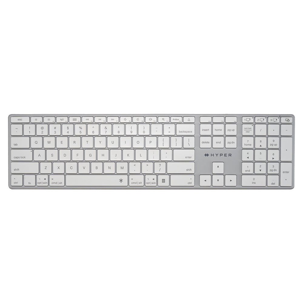 Hyper klávesnica HyperSpace Bluetooth Wireless Keyboard EN - Space Gray HS2310UK