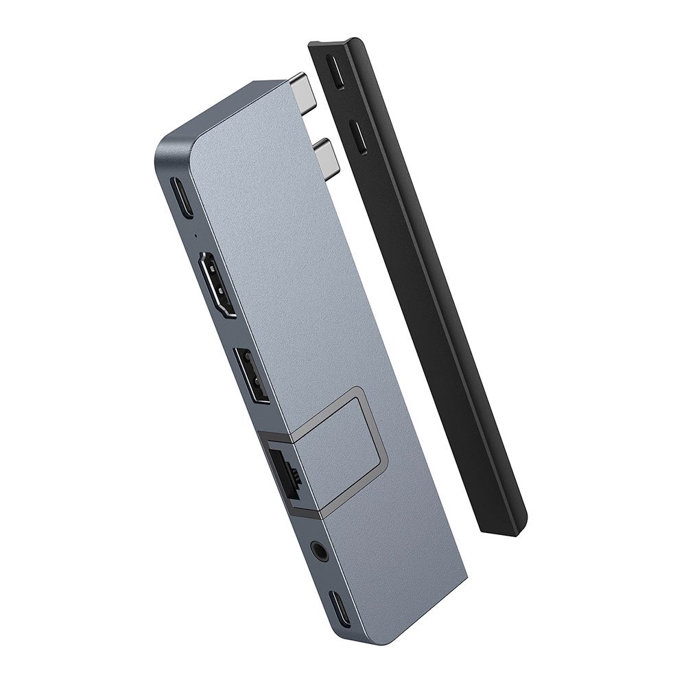 Hyper USB-C Hub HyperDrive Duo Pro 7-in-2 - Space Gray HY-HD575-GRY-GL