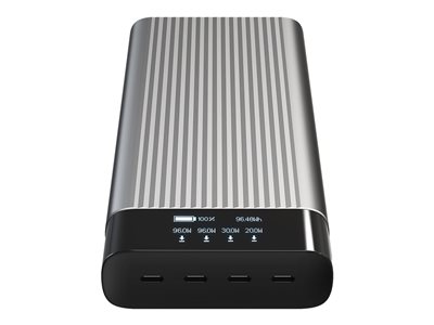 HyperJuice HJ245B - Power banka - USB-C - 27000 mAh - 245 Watt - PD 2.0, PD 3.0, QC 2.0, QC 3.0, Ap