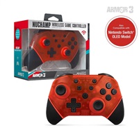 Hyperkin Armor3 NuChamp Wireless Game Controller For Nintendo Switch®/Nintendo Switch® Lite (Ruby Red) M07467-RR