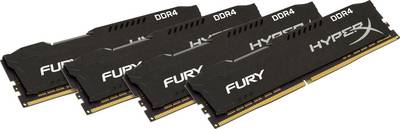 HyperX Fury 4x16GB 2133MHz DDR4 CL14 DIMM, čierny HX421C14FBK4/64