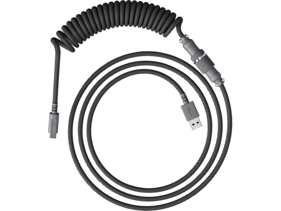 HyperX USB-C spirálový kabel šedý 6J678AA