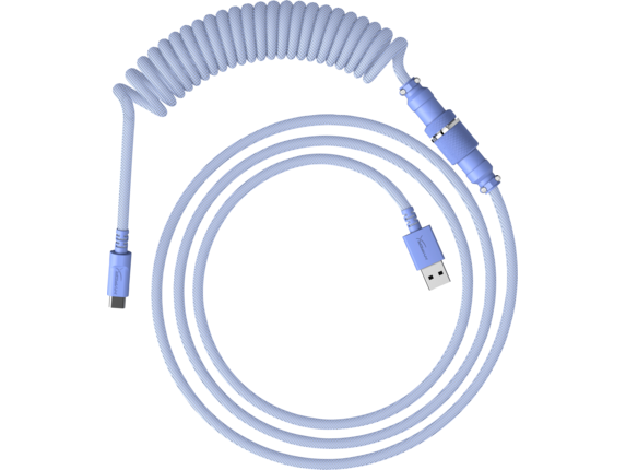 HyperX USB-C spirálový kabel světle fialový 6J682AA