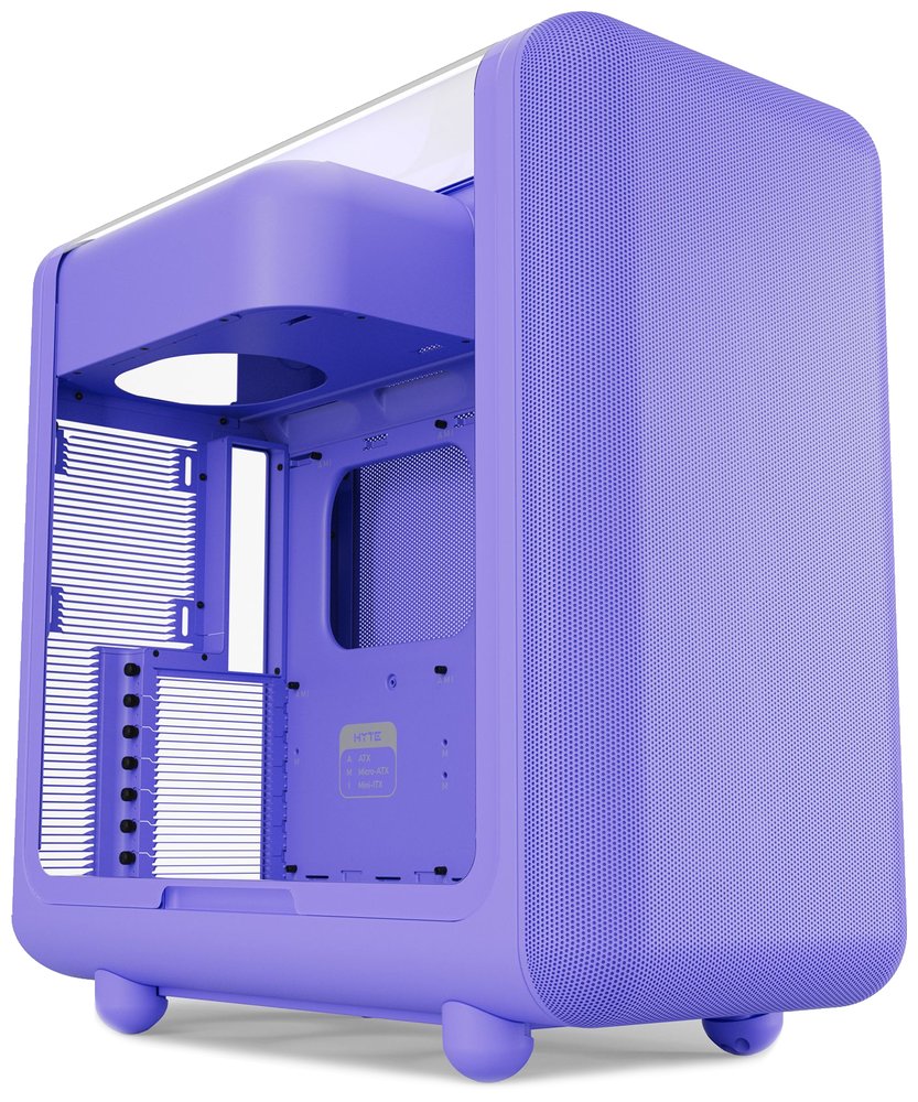 HYTE skříň X50 Taro Milk / prosklená zaoblená bočnice / bez zdroje / 1x USB-C / 2x USB-A / CS-HYTE-X50G-TM