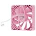 HYTE ventilátor 120mm PWM / barva Strawberry Milk / 1500rpm / 72CFM / ABS / 4-pin / sada 4x ventilát FAN-HYTE-FA12-SM-4
