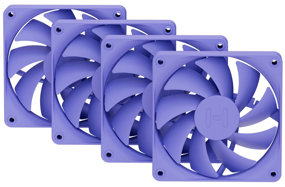 HYTE ventilátor 120mm PWM / barva Taro Milk / 1500rpm / 72CFM / ABS / 4-pin / sada 4x ventilátor FAN-HYTE-FA12-TM-4