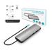 i-tec dokovací stanice USB-C Metal Nano/ 2x USB 3.2/ 2x USB 2.0/ 2x HDMI/ LAN/ Power Delivery 100W C31NANOHDM2DOCPD