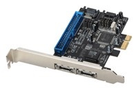 i-Tec PCIe SATA II 300 + PATA RAID (3channels, 2x eSATA + 2x SATA) I-Tec PCIe Serial ATA II Card