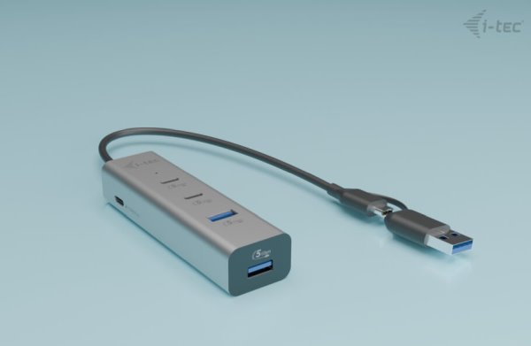 i-tec Universal Charging Metal HUB 2x USB-C + 2x USB-A Port, PD 85W CAHUBMETAL2A2CPD