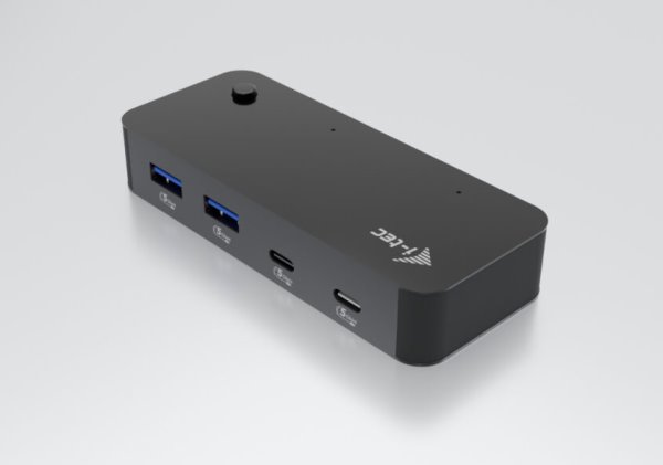 i-tec Universal KVM HUB 2x USB-C + 2x USB-A 3.0 Port CAKVMHUB2A2C