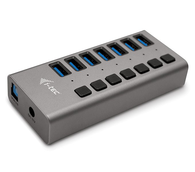 i-tec USB 3.0 nabíjecí HUB 7 Port + napájecí adaptér 36 W U3CHARGEHUB7