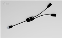 i-tec USB-A Cable HUB 2 port (2x USB-A) U3CBLHUB2A